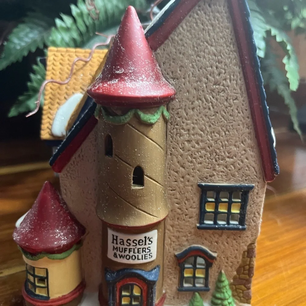 Department 56 Festive Village House with Warm Lights